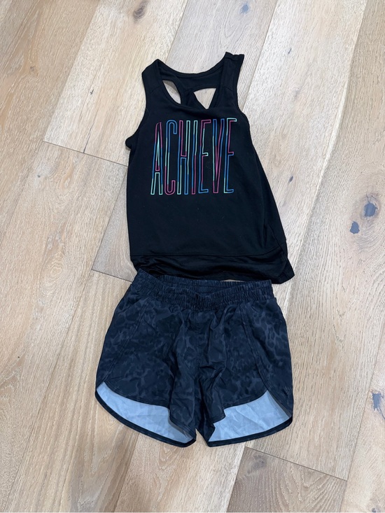 all in motion Other - Girls Black Athletic Shorts and tank top